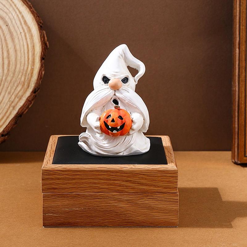 New Halloween Cute Ghost Dwarf Creative Party Decoration Courtyard Resin Crafts Ornaments Home Party Decoration Supplies