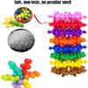 48Pcs Plum Blossom Building Blocks 3D Bricks Toys Baby Snowflake Building Blocks Toys Diy Educational Blocking Toys Gifts