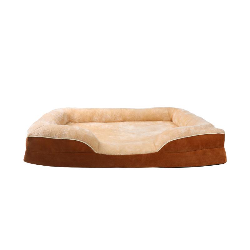 All-Season Washable Pet Sofa Bed & Dog Nest Mat Medium: 76x51x16cm хаки