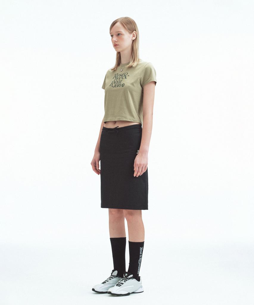 REST&RECREATION Basic Logo T-Shirt - Khaki