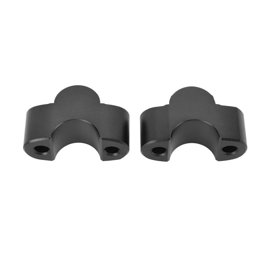 Pair Motorcycle Handlebar Clamp Riser 30mm Height CNC Aluminum Alloy Replacement for Z900RS 2017‑2019Black