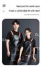 Women's Waterproof PU Leather Apron for Catering, Seafood, and Kitchen Use