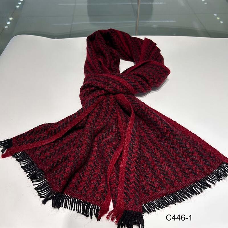 

G·TENNA Унисекс Кашемировый шарф с 3D-узором 200*32CM