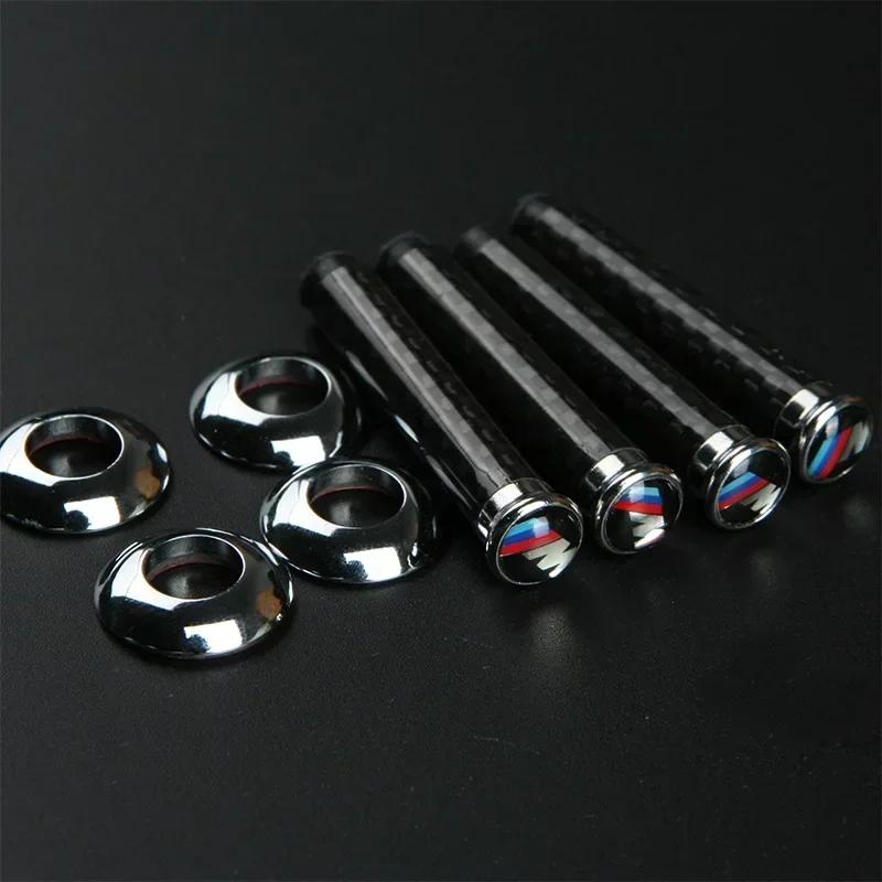 QQNE6 4PCS Stainless Steel Car Lock Modified Door Pin For bmw M Sticker X1 X3 X4 X5 X6 X7 e46 e90 f20 e60 e39 f10 Car accessories