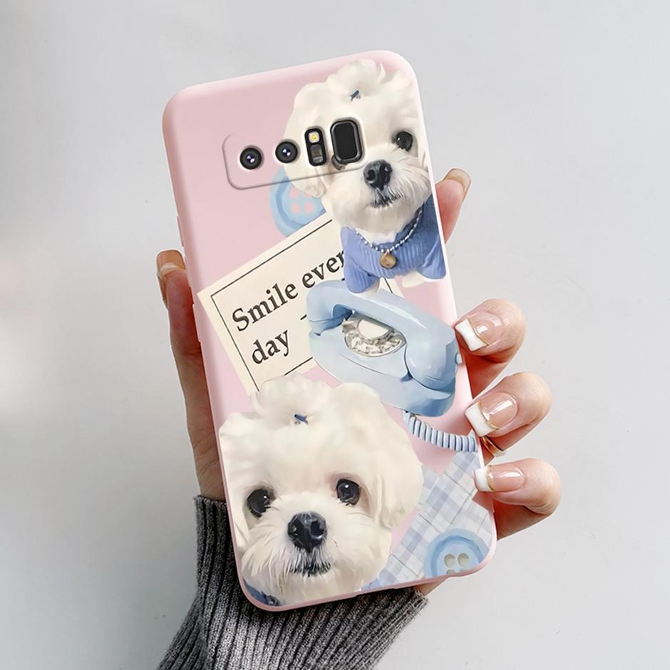 Cases For Samsung Galaxy Note8 Protection Back Covers Soft Silicone Cases For Samsung Note 8 Fashion Cartoon Printed Phone Coque