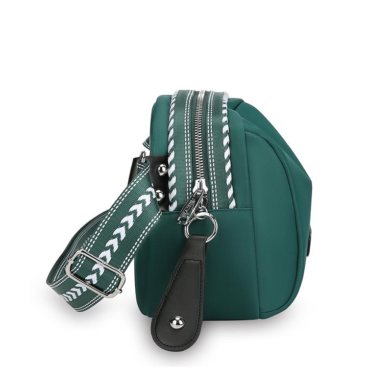 Women's Shoulder Bag Solid Color Crossbody Bag Water-Repellent Oxford Bag