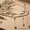 Starfish Double Layer Seashell Waist Chain Conch Pendant Belly Chain  Vacation