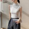 Plover Damen Ripp-Rollkragen-Tanktop
