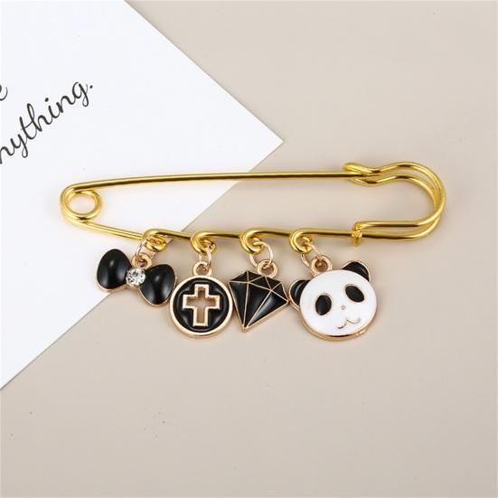 Brooch Pin Creative Shape Rust-proof Clothes Decorative Pin Jewelry Brooch