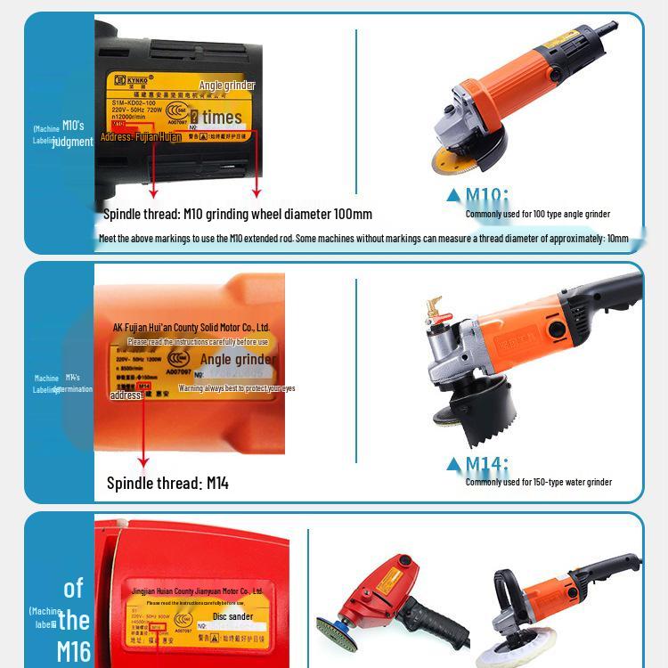 Stone Polishing Kit: Wet/Dry Pads, Self-Adhesive, Rubber Backing, Angle Grinder Head, Sandpaper Suction Cup