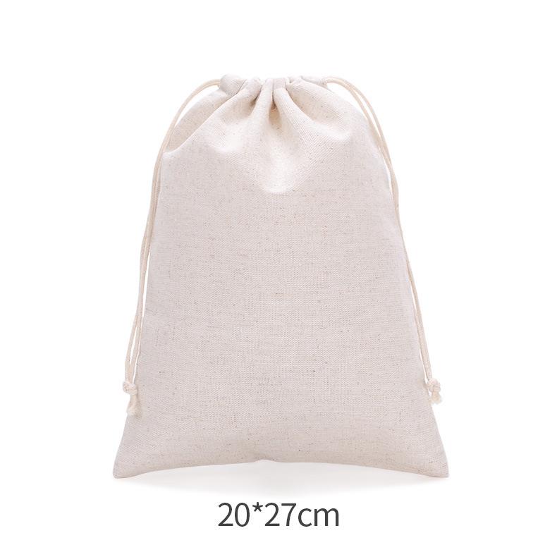 Leinen Kordelzugbeutel - Anpassbares Logo, Staubdichter Jute-Aufbewahrungsbeutel