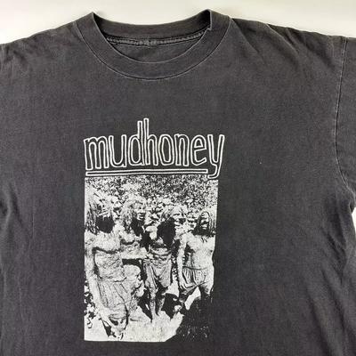 Mudhoney Band Tour Black Cotton Short Sleeve T Shirt Full Size S-5XL FF2302 Unisex T-Shirt