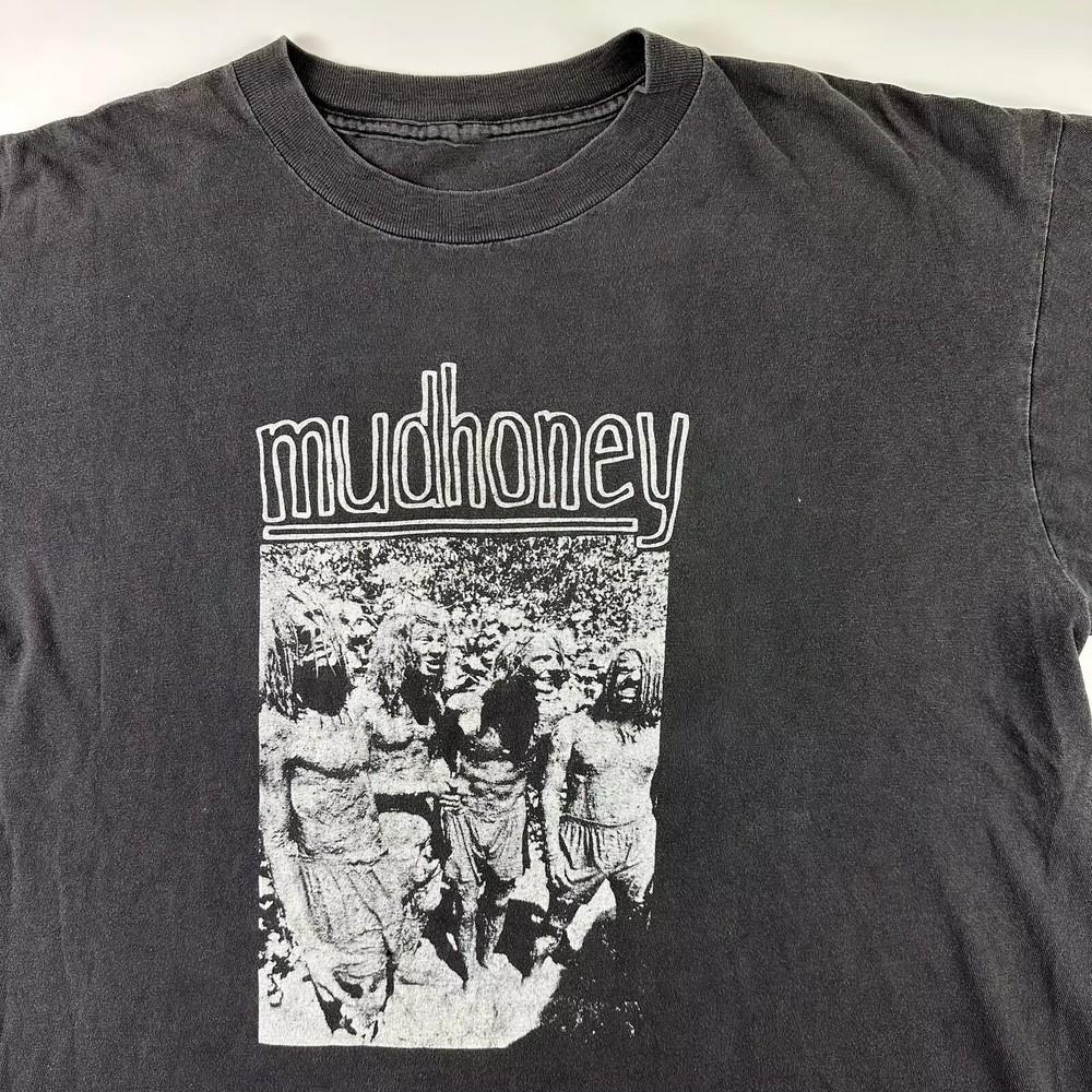 Mudhoney Band Tour Black Cotton Short Sleeve T Shirt Full Size S-5XL FF2302 Unisex T-Shirt L