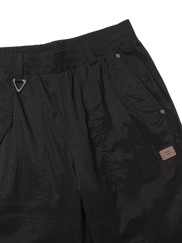 BBC EARTH Knee-Slit Pants_Black