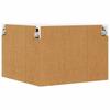 Porto Wall Mounted Corner Cabinet White 57 X 57 X 40 Cm Particleboard