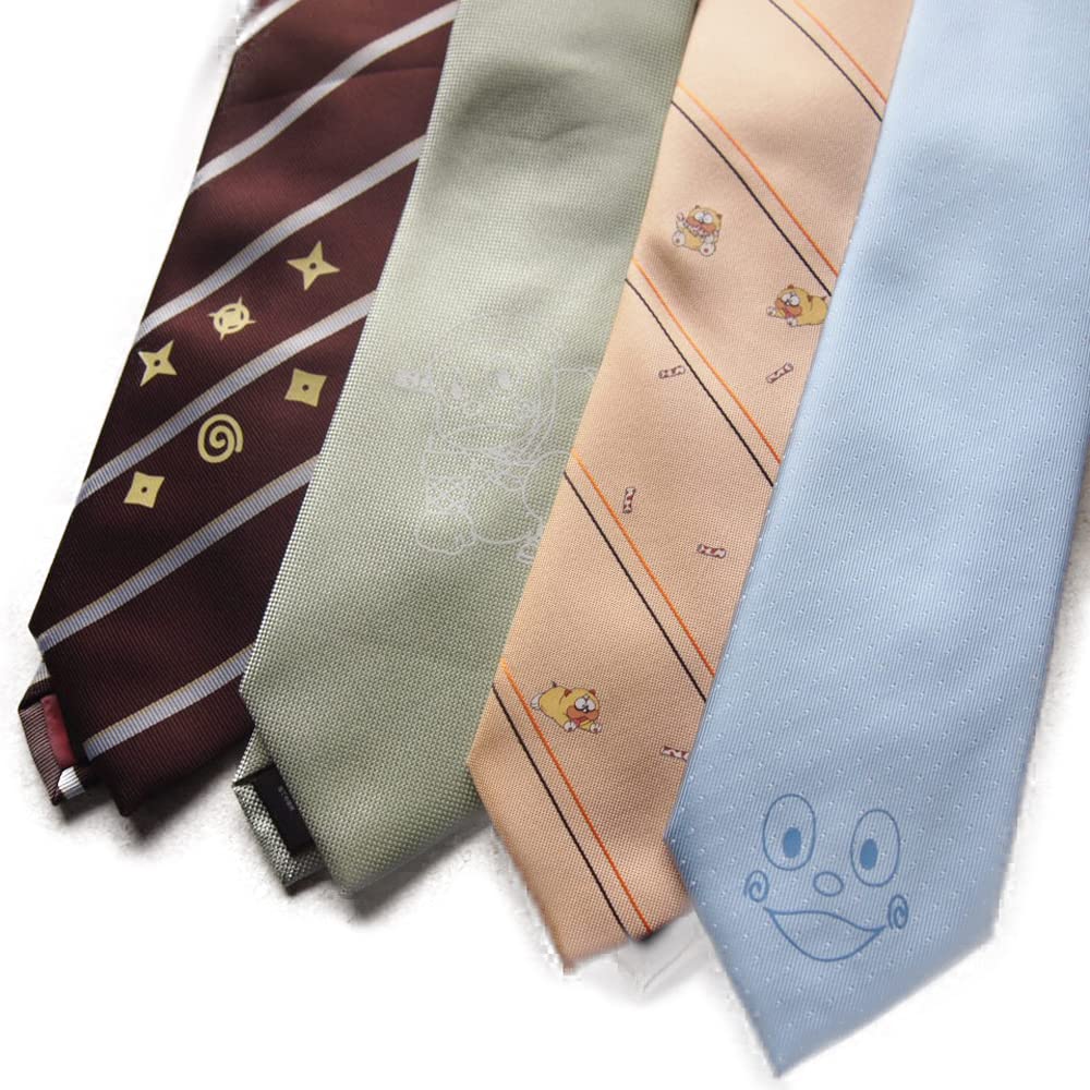 No Cute Character Fujiko Fujio Anime Ninja Character Necktie [Shikisai Mise] Hattori-kun Necktie, Necktie, Hattori-kun (Yellow)