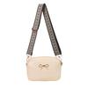 Korean Sweet Casual Shoulder Axillary Bag 2025 New Simple Solid Color Bow Messenger Bag Personalized Ins Small Square Bag