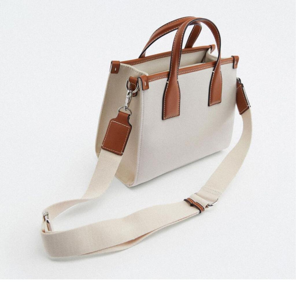 Borsa da Donna Primavera Mini Stile Ol Città Borsa Tela Portatile Borsa a Tracolla