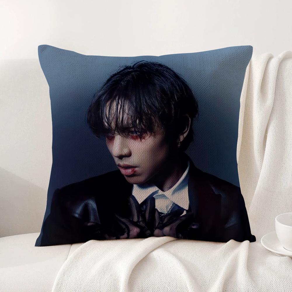 D-Dpr Ian Saint Pillow Case Natural Linen Organic Fabric Double-Sided Printing Breathable Perfect Gift For Decor
