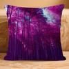 B-bamboo Forest Pillow Case Removable Washable Cushion Cover – All-Season Soft Linen