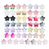 50 Multicolor Transparent Gradient Cherry Blossom Petal Charms for DIY Jewelry