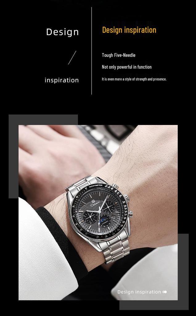 Durenwei Super Ba Men's Automatic Luminous Waterproof Mechanical Wristwatch