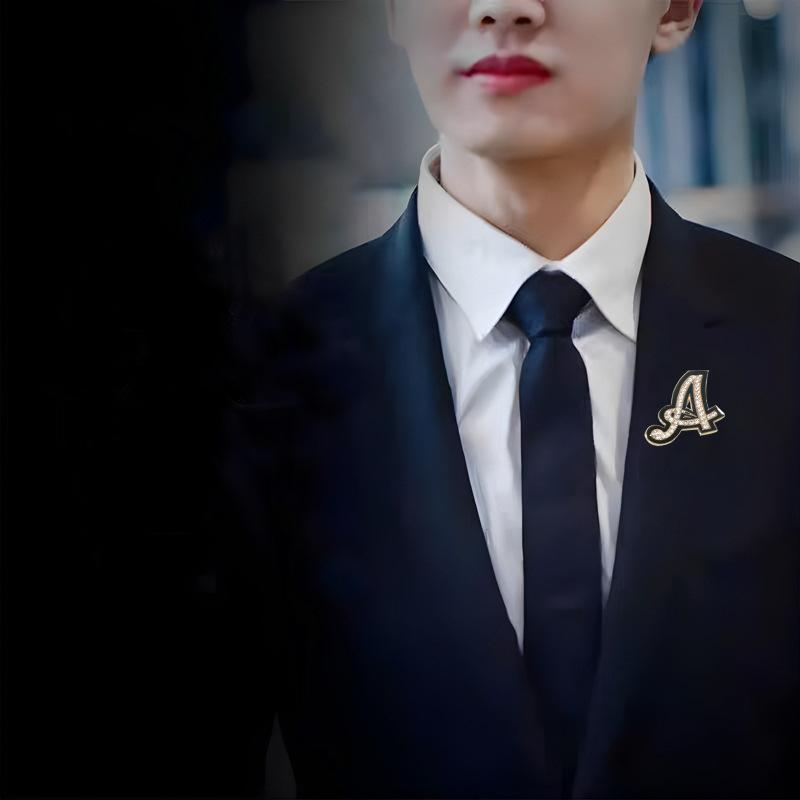 Kristal Yapay Elmas A-Z 26 Harf Broş Kadın İngiliz Alfabesi Broş İğne Korsaj Unisex Yaka Takısı Kıyafet Çanta Dekoru Hediyeler