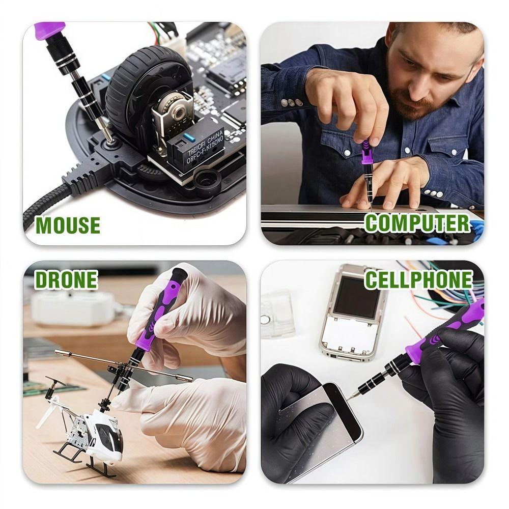 115 In 1 Precision Screwdriver Set Multifunctional Magnetic Repair Tool Kit For Computer Laptop Phone Macbook And Household Device Maintenance
