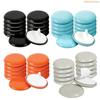 K1AE 25mm Thick Furniture Pad Auto Adhesive Not Slip Protectors Upgrades 12pcs for Hard Floor Defense & Quiet Gliding