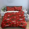 Festive snowflake harmony Bedding sets Duvet cover sets Duvet covers Pillowcases(1*Duvet Cover 2*Pillowcases without duvet insert)