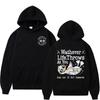 Whatever Life Throws At You Funny Duck Hoodies Unisex Fashion Aesthetics Long Sleeve Sweatshirts Casual Comfort Fleece Hoodie