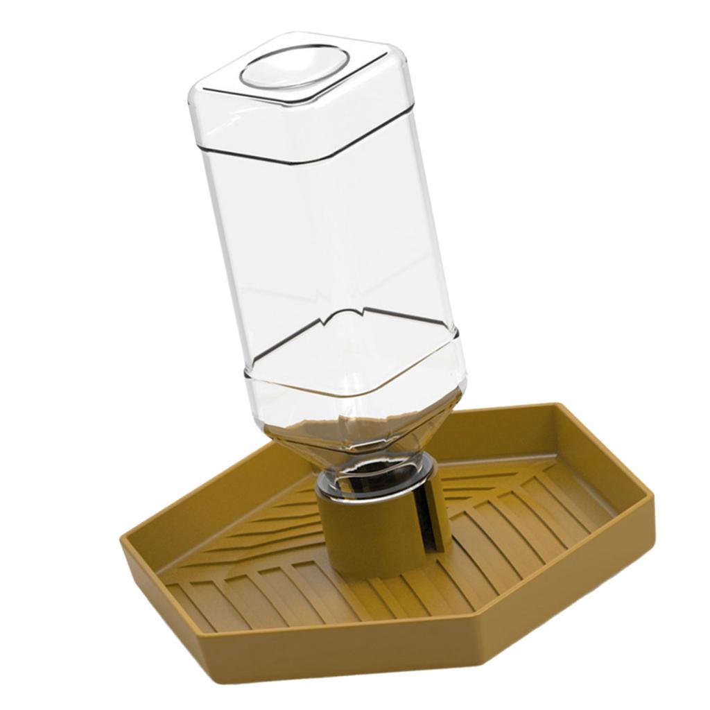 Removable Food and Water Feeding Bowl for Bearded Dragons Reptiles Water Dispenser Automatic Water Feeder for Reptiles