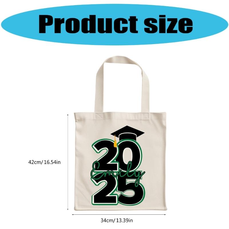 Class of 2025 Graduation Book Bag Shoulder Bag Light Weight School Bag Travel Shoulder Bag For Student Teacher Graduates