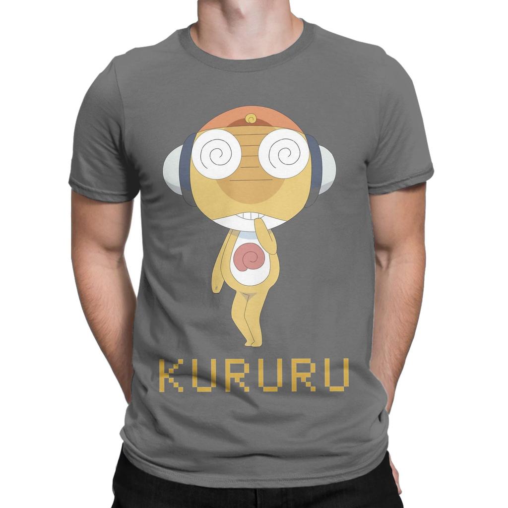 Men Womens TShirt Sgt Frog Keroro Major Kururu Reporting Awesome Cotton Tees Short Sleeve  T Shirts Crewneck Tops Plus Size