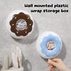 Plastic Wrap Storage Box Wall-Mounted Punch-Free Food-Grade Disposable Plastic Wrap Bag Cover Storage Artifact Kitchen