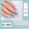 French Tip Nail Sticker Glittering Nails Polish Stickers Flowers Gels Nail Strips Nail Art Decortions Manicures Supplies