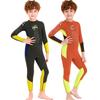 2.5mm Kids Boys Full Wetsuit Long Sleeve Thermal Dive Suit Snorkeling Surfing Swimming Water Sports Protection