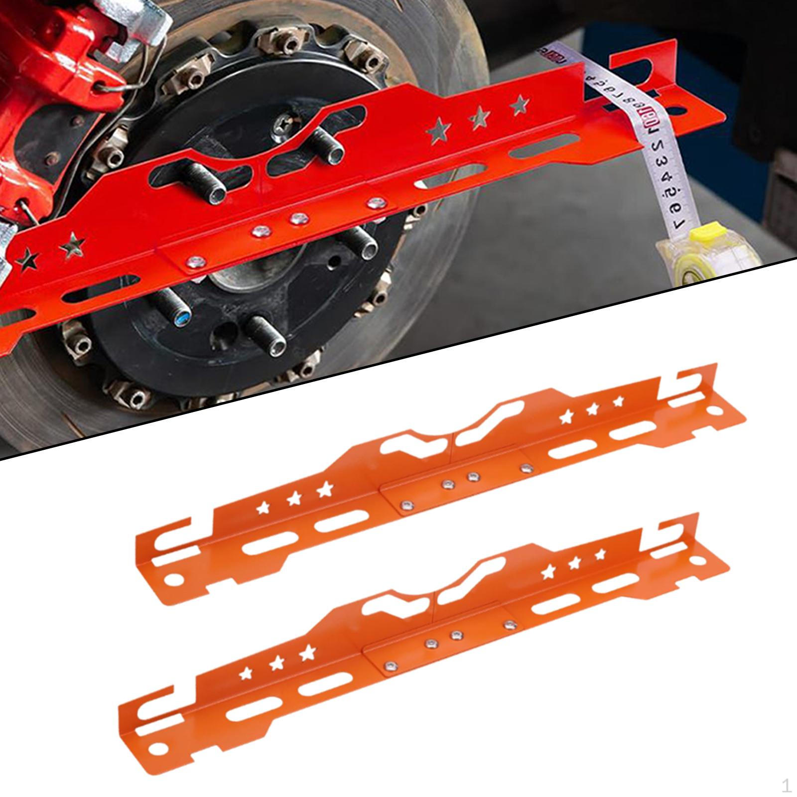 

2 шт., сверхпрочные инструменты для регулировки колес, пластины для ремонта шин из алюминиевого сплава оранжевый