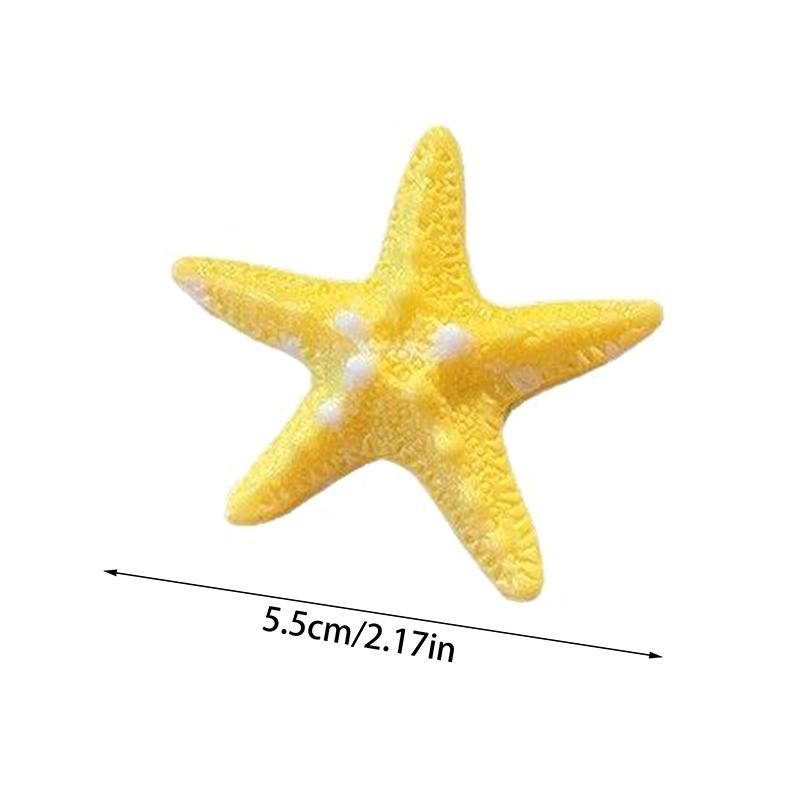 Y2K Blue Starfish Hairpin Summer Beach Vacation Hair Clip  Sweet Bangs Clip Girls Women Hair Accessories