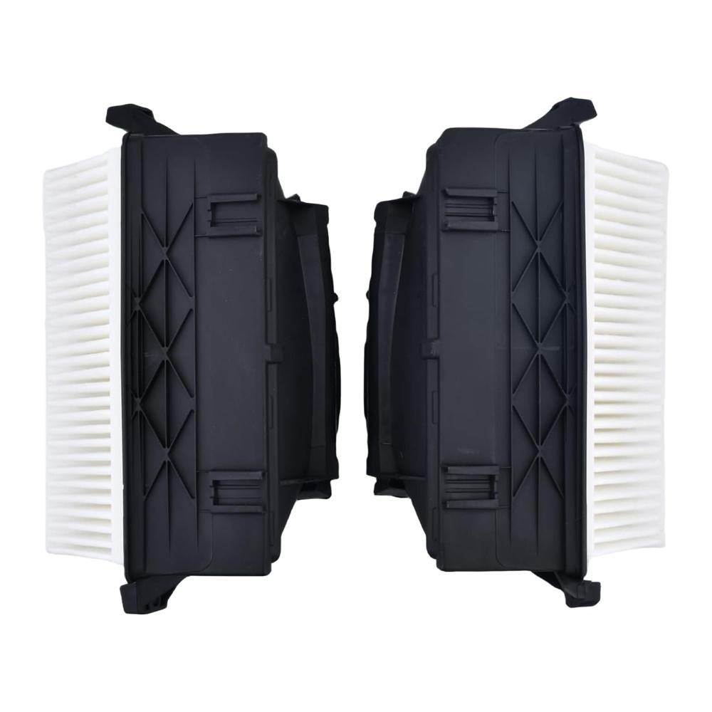 2x Car Air Filter Set For Mercedes Benz GL350 X166 2013-2016 S350 W221 2012-2013