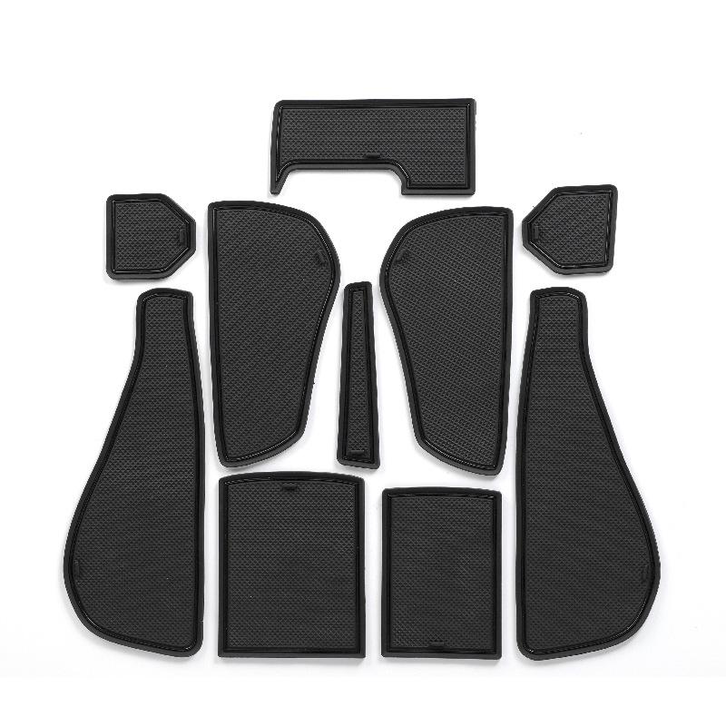 For 2025 of Volkswagen Tiguau Door Sill Mats Car Interior Modification Water Cup Storage Box Anti-slip Mat Decorative Acces