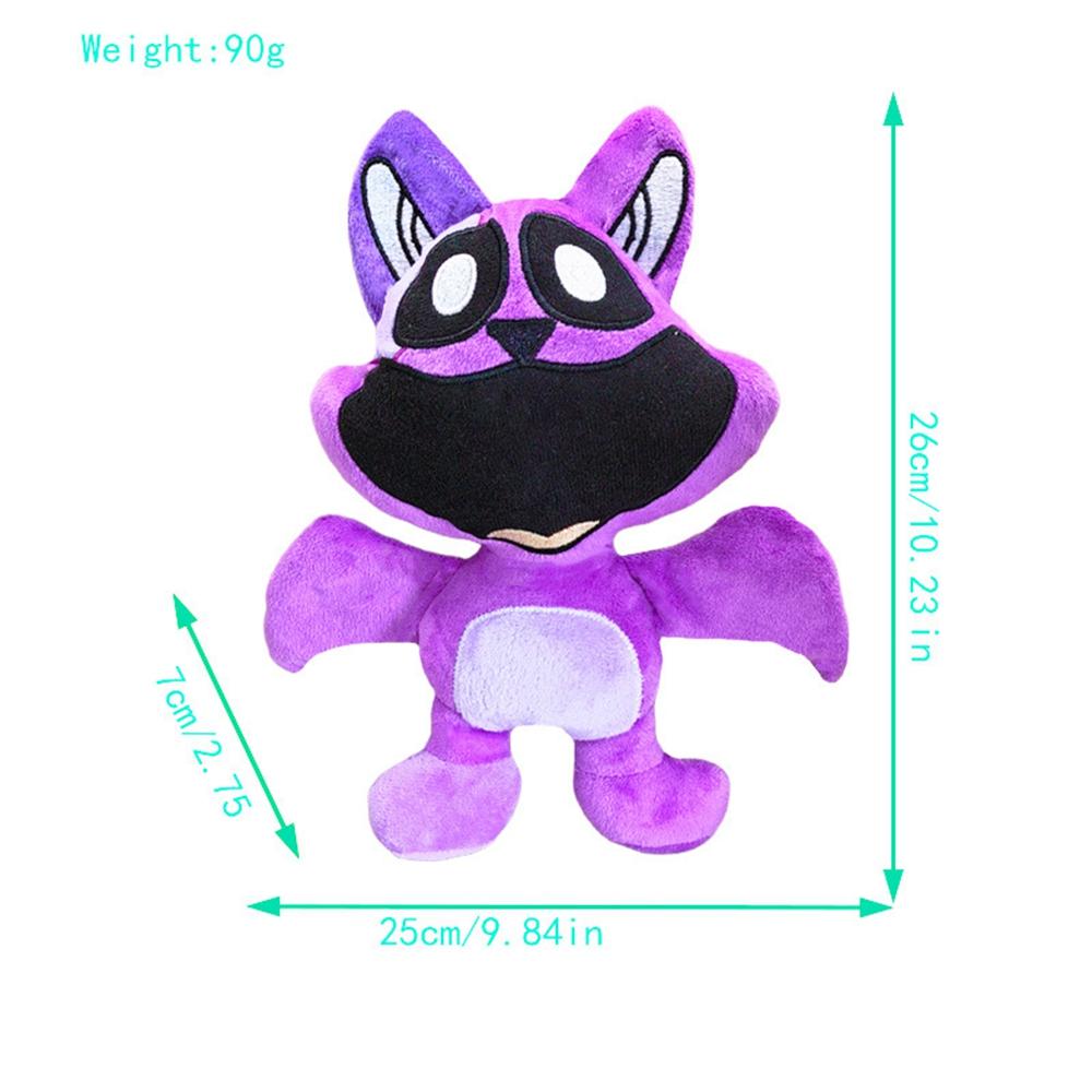 Scary Smiling Critters Stuffed Mutant Hellcat Poppy Playtimes Purple Big Mouth Cat Doll Christmas Birthday Gift