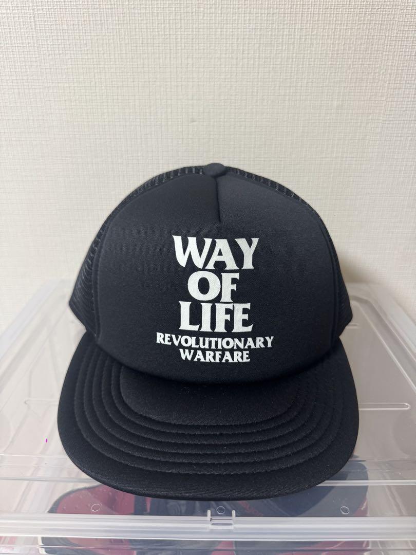 

[USED] Rats WAY OF LIFE Mesh Cap Black