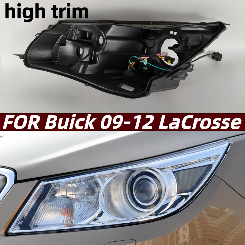 

09-12 Buick LaCrosse Low/High Trim Headlight Rear Housing Base Shell High Trim Rear Shell, Passenger/R