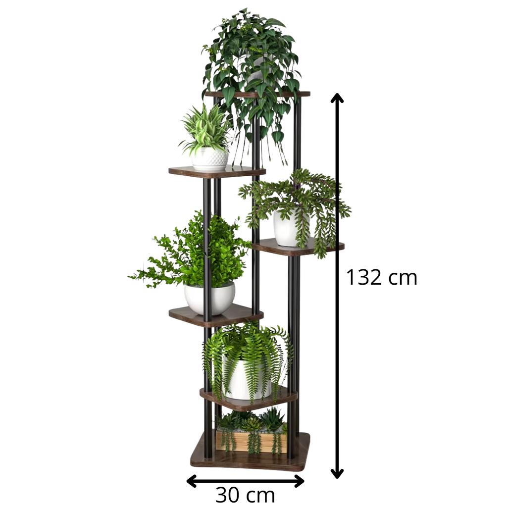 Flower Stand Metal Stand Standing Loft Plants Shelf 132 Cm [Kwietnik2]