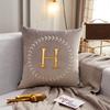 Nordic Style Modern Simple Model Room Hotel Sofa Pillow Living Room High-end Light Luxury Cushion Large Pillow Case