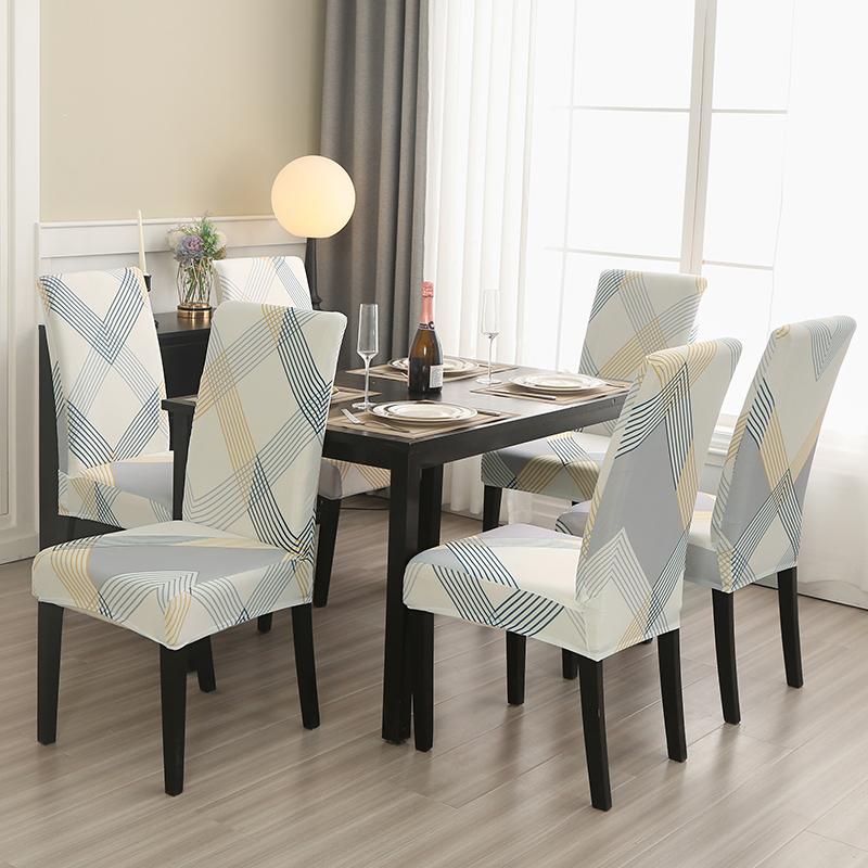 Dining Chair Slipcover Parsons Chair Furniture Protector Stretch Chair Covers For Dining Room, Restaurant, Kitchen, Party 4/6Pcs