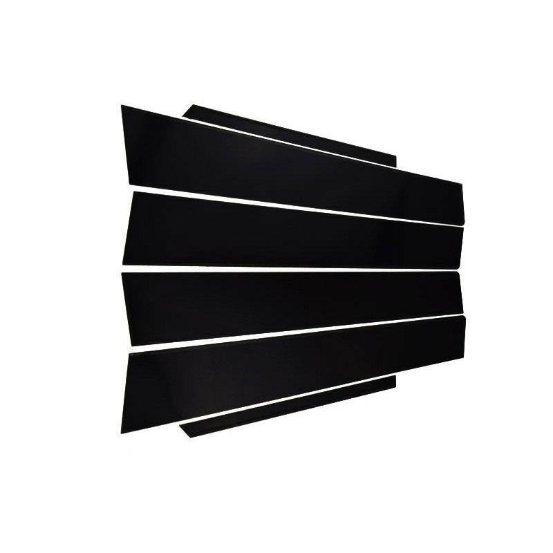 Se potrivesc pentru Toyota Corolla Altis 2007-2013 Capac pentru ornamente pentru ferestre BC Autocolant pentru coloană stâlpi lustruiți din crom