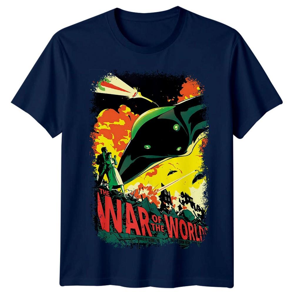 The War Of The Worlds 1953 Movie Poster Inspired Tshirt Retro Tee Unisex