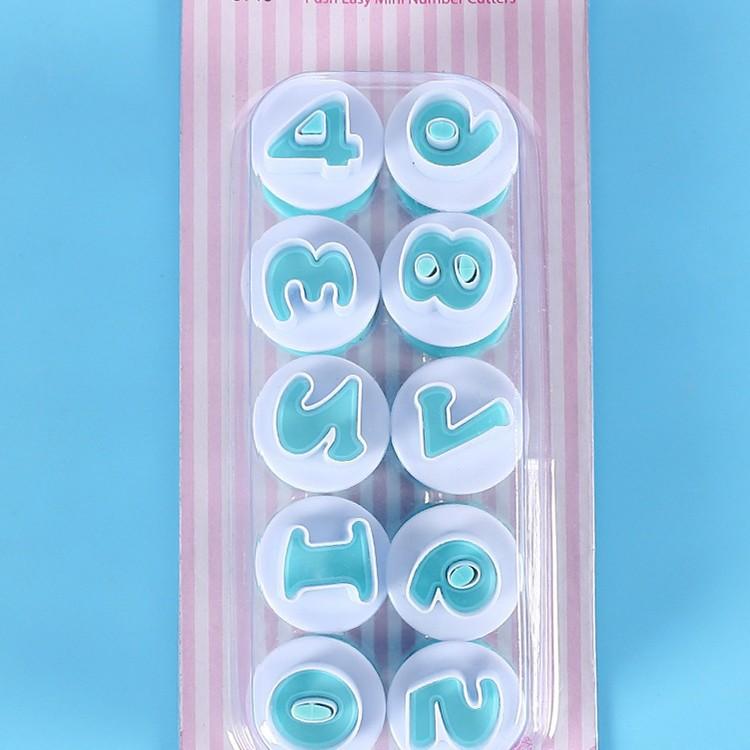 26 Capital and Lowercase Letters, Numbers, Cookie Spring Pressing Mold, Fondant Cake Printing Mold, Cutting Mold, Cutting Tool for Baking